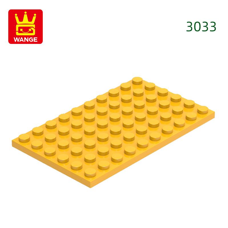 12Pcs/Lot 3033 6x10 Basic Plate Builidng Bricks Moc Parts Works With featuring Blocks DO IT YOURSELF Children's Assembly Playthings Gift Idea Box