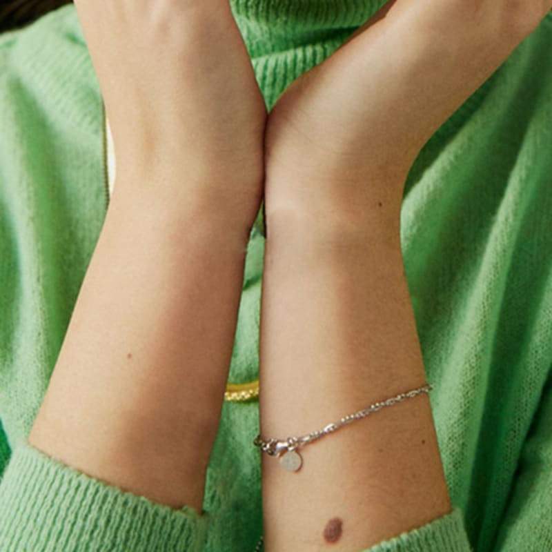 

Pepe Zoo [Trece 2] Fruita Silver Bracelet 20cm