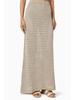 Solid Versatile Knit Long Skirt Sexy Summer Swimsuit Bikini Cover Up 2025 Elegant Women Holiday Hollow Out Casual Skirts K63