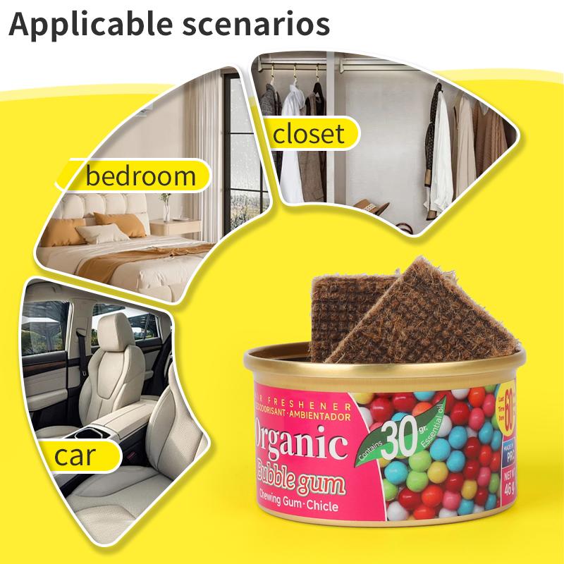 Best-selling Wooden Block Canned Car Aromatherapy, Car Fragrance Paste, Deodorizing Air Freshener, High-end Solid Perfume