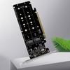 Shock-proof  PCIeX16 To for M.2 M-key NVMEx4 SSD for  Pansion Adapter Card for PC