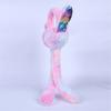 With Jumping Moving Ears Plush Ear Warmers Winter Warm Ear Covers Fluffy Earflaps for Women Girls