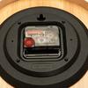 Wooden Table Clock 8Inch Battery Operated Modern Simple Wall Clock for Bedroom