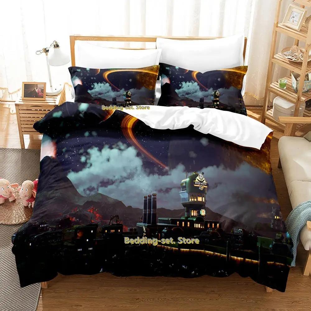 

Comfortable Anime Print Bedding Set With Duvet Cover And Pillowcases Single Twin Full Queen King Sizes For Adults And Kids 70x133cm 2pcs
