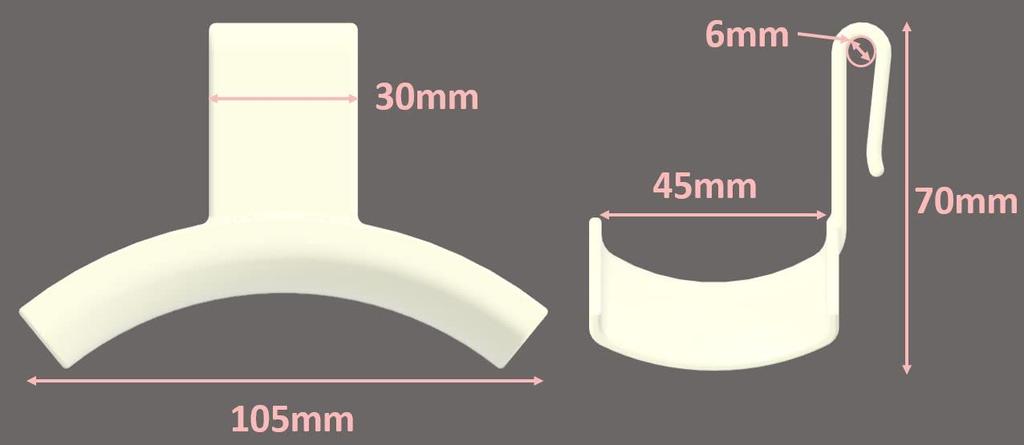 Headset Holder For Steel Racks [MH-Device] -