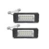 12V LED Number Plate Lamp For Mini Cooper R56 07-13 R57 2009-up R58 2011-up R59 2011-up White License Plate Light Assembly License Plate Lights 2