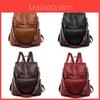 Pu Leather Backpack For Women With Large Capacity And Antitheft Design Perfect For Travel And Daily Use