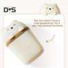 Soap Box Holder Portable Compact Design Cartoon Bear Soap Dish Waterproof Travel Sealed Storage Box Soap Holder