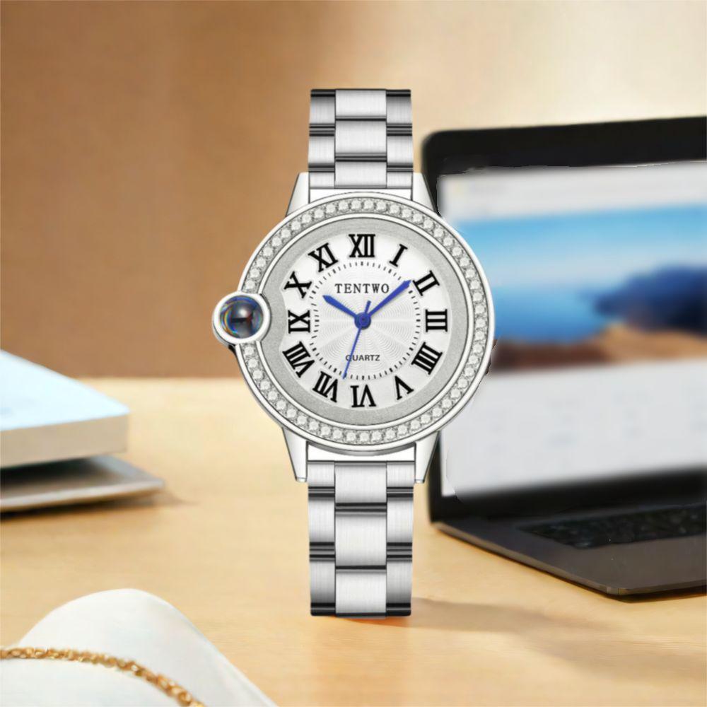 Elegant Women's Wrist Watch Retro Quartz Wristwatch Ladies Business Watches  Women Gift