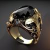 Vintage Flower Sapphire Unique Party Ring Elegant Unique Zircon Hollowed Out Trendy Women's Exquisite Wedding Accessories Gift