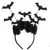 Bat Headband Halloween Festival Headwear With Gold Dust Details For Costumes And Events