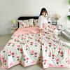 KDJEIKZ  Double-sided Simple Summer Quilt Children Adult Microfiber Air Conditioning Quilt Core Picnic Travel Cover Blanket