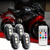 Car Strobe Light 8Color Remote Motorcycle Flash Led Anti-collision Warning Lamp Waterproof Wireless Remote Control For Car Bike