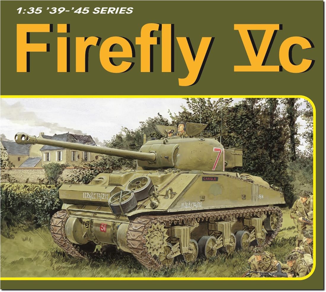 

PLATZ Dragon WWII Британский Sherman Firefly VC Алюминиевое орудие и 3D-печатные детали в комплекте Делюкс пластиковый набор модели DR6182F 1/35 Ствол, Фигурка,