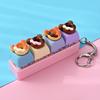 Popular Teddy Bear Love Keychain: Novelty Decompression Pendant for Stress Relief