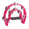 Educational Percussion Tool Steel Bell Tambourine with Shock Resistant Plastic Frame Suitable for Schools Various Event