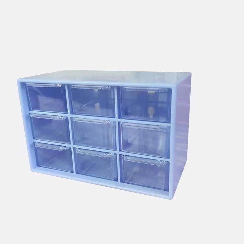 Storage Box Drawer Style Jewelry Storage Box Mini Storage Cabinet Grid Portable Drawer Desktop Office Supplies