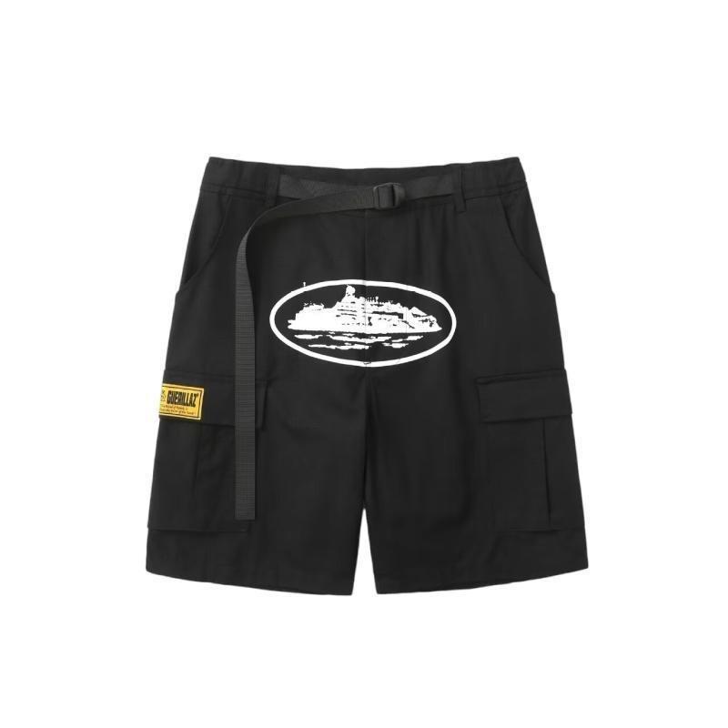 Pantaloncini da Lavoro Uomo Primavera Estate Nuovi Design di Alta Gamma Pantaloni Larghi a Cinque Punti