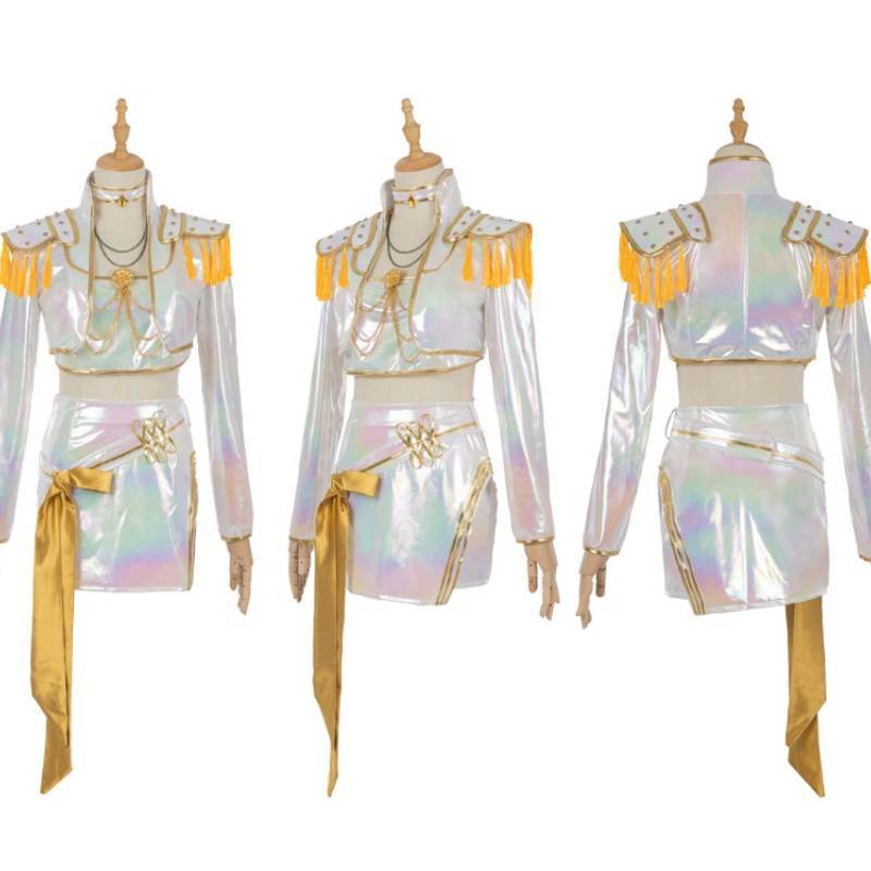 Kpop Demon Hunters Rumi Mira Zoey Cosplay Costume With Elastane For Anime Fans