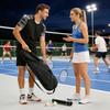 Oxford Cloth Tennis Racket Bags Cover Daily Lightweight Single Shoulder Sports Bag Lightweight Tennis Bag Portable Court Racket