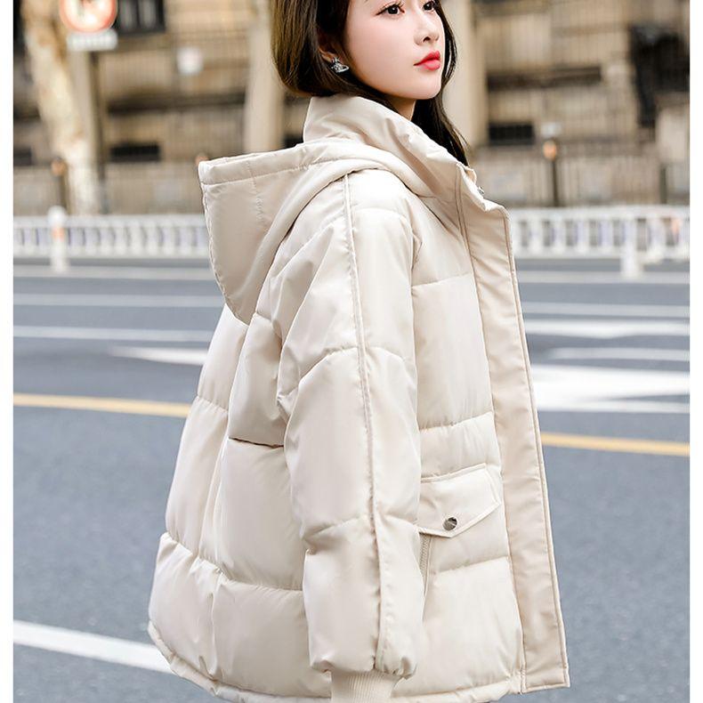 Padded Jacket Foreign Style New Winter Hooded Shoulder Sleeve Cotton Jacket Fashion Thickened Warm Padded Jacket