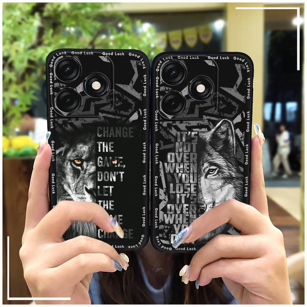 Anti-knock Fashion Design Phone Case For Tecno Spark10C/K15Q Graffiti Silicone Dirt-resistant Cute Full Wrap Protective