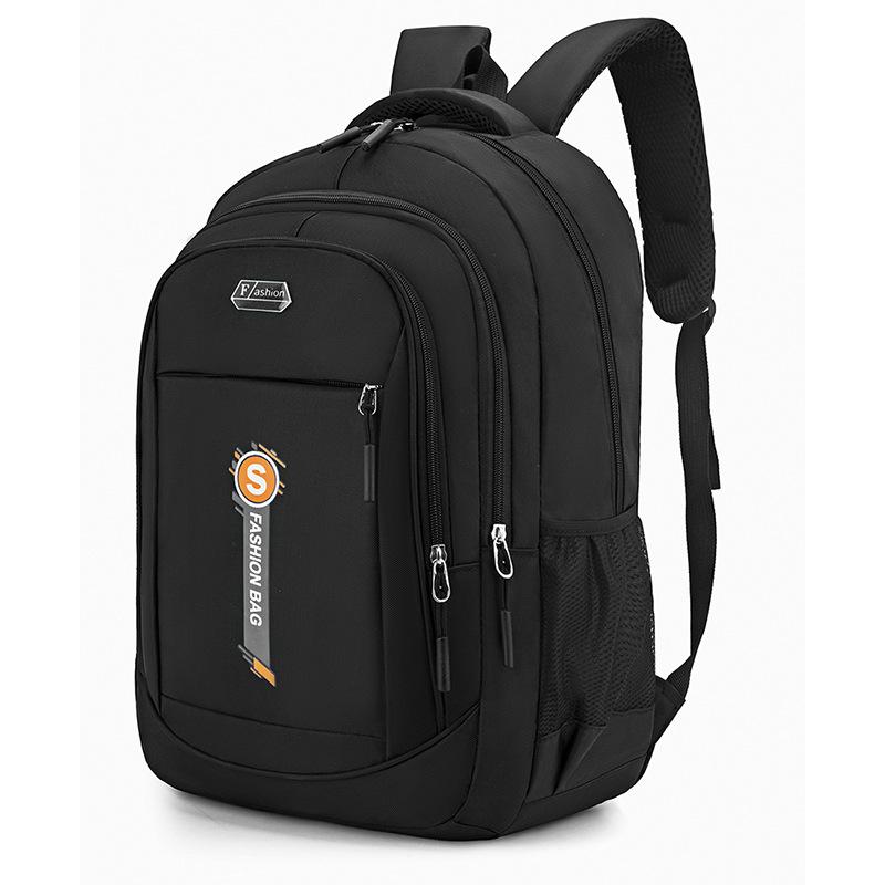 Oxford Large Capacity Business Backpack With Letter Embossing Design For School