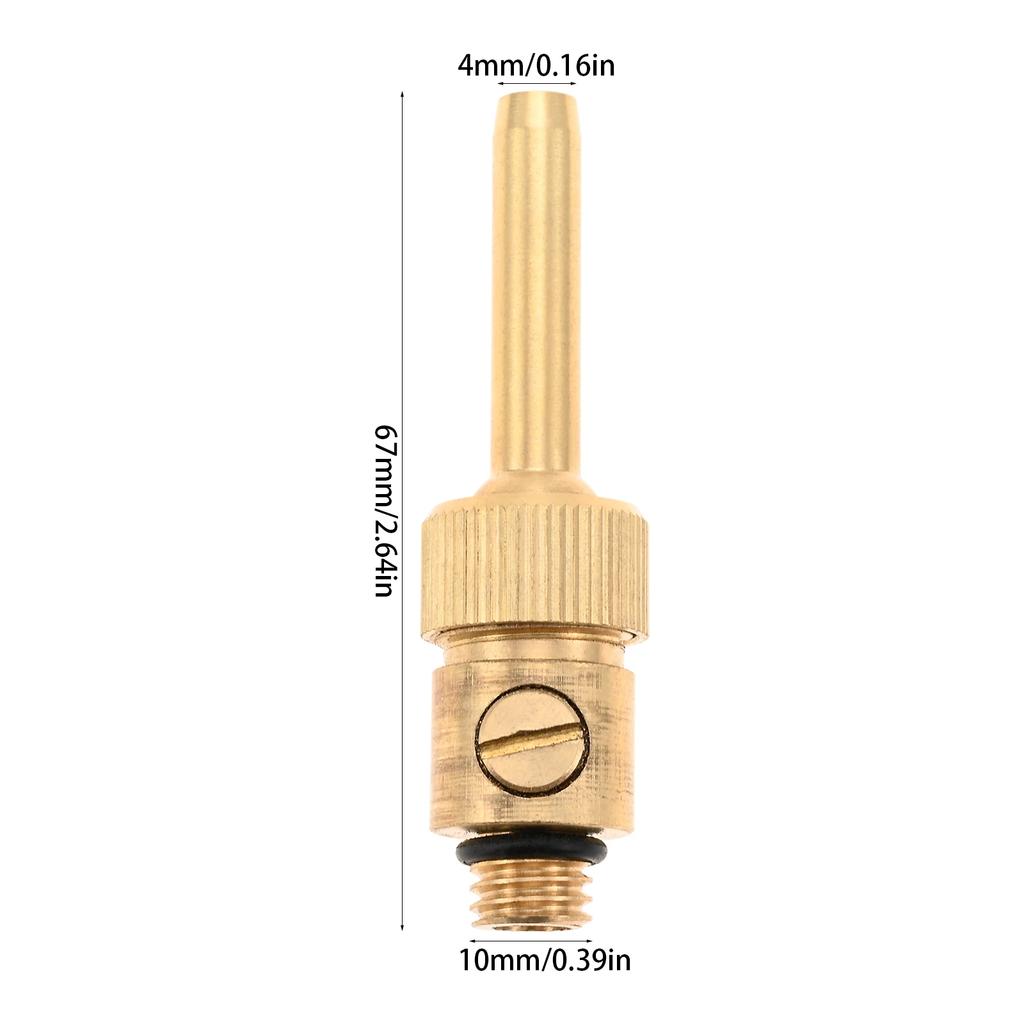 2pcs Fountain Nozzle Adjustable ±10 degrees Solid Brass Spring Spray Head M8 M10 M12 M13 M14 Pond Pool Advertising Event Decor
