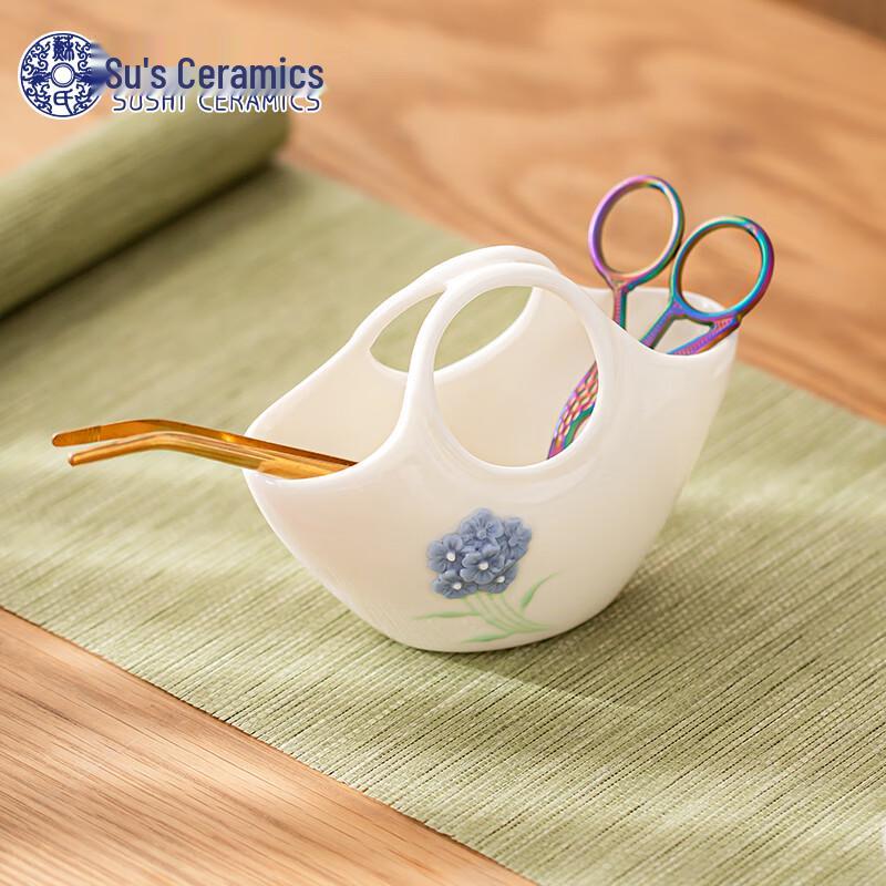 Керамический набор для чая «Незабудка»