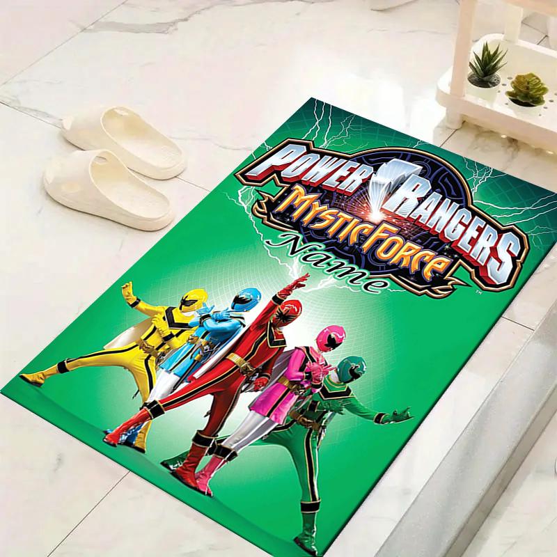 Custom 1Pc Power Rangers Heroic Team Rug Office Carpet Indoor Outdoor Entrance Doormat Nonslip Soft And Comfortable Living Room D2915223