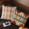Bohemian Geometric Ethnic Throw Pillow Covers Pattern Cushion Cover Suitable For Sofa Bedroom Car Pillow Cover