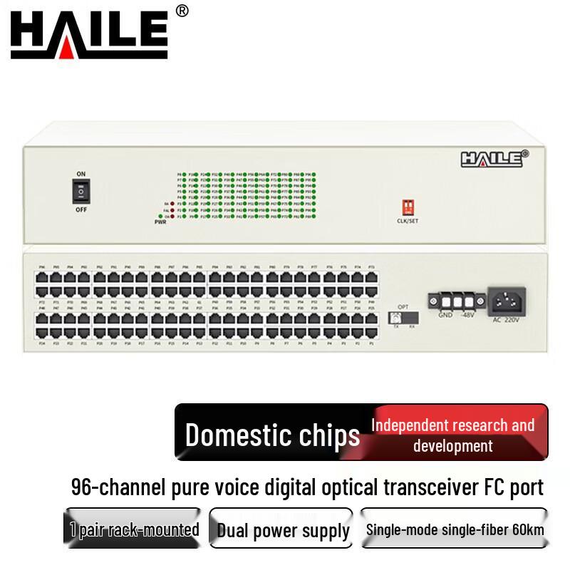 Haile Digital Phone Fiber Optic Multiplexer Series