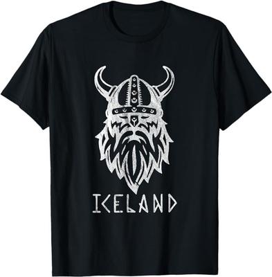 NEUES LIMITIERTES Vintage Wikinger von Island Design Geschenk Lustiges T-Shirt Unisex T-Shirt