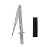 Dual Scale Metric And Imperial Stainless Steel Taper Gauge For Narrow Gap Depth Diameter Measurement