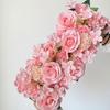Handmade Rose Artificial Bouquets, Wedding Aisle/arch Silk Floral Rows, Faux Flower Walls Artificial Flower Arrangement