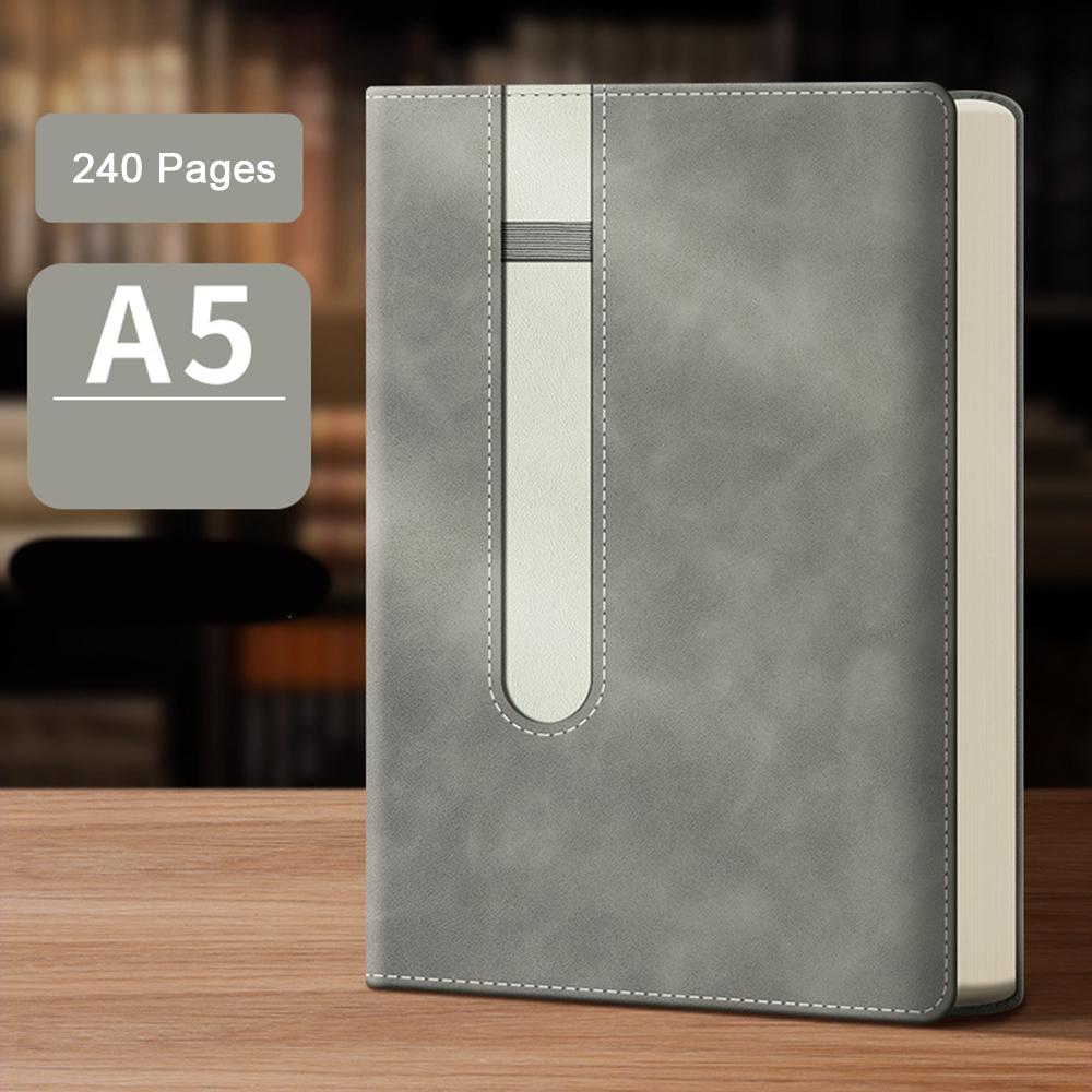 (Logo Can Be Engraved) A5/B5 Student Subject Notebook, Business Notebook, Diary, Work Meeting Minutes, Travel Log