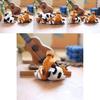 Adorable Cute Reversible Panda Plush Toy Soft Raccoon Keychain Doll
