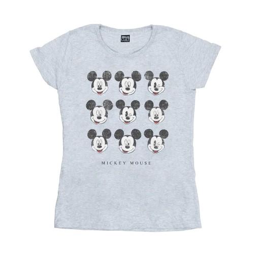 Disney Womens/Ladies Mickey Mouse Wink And Smile Cotton T-Shirt