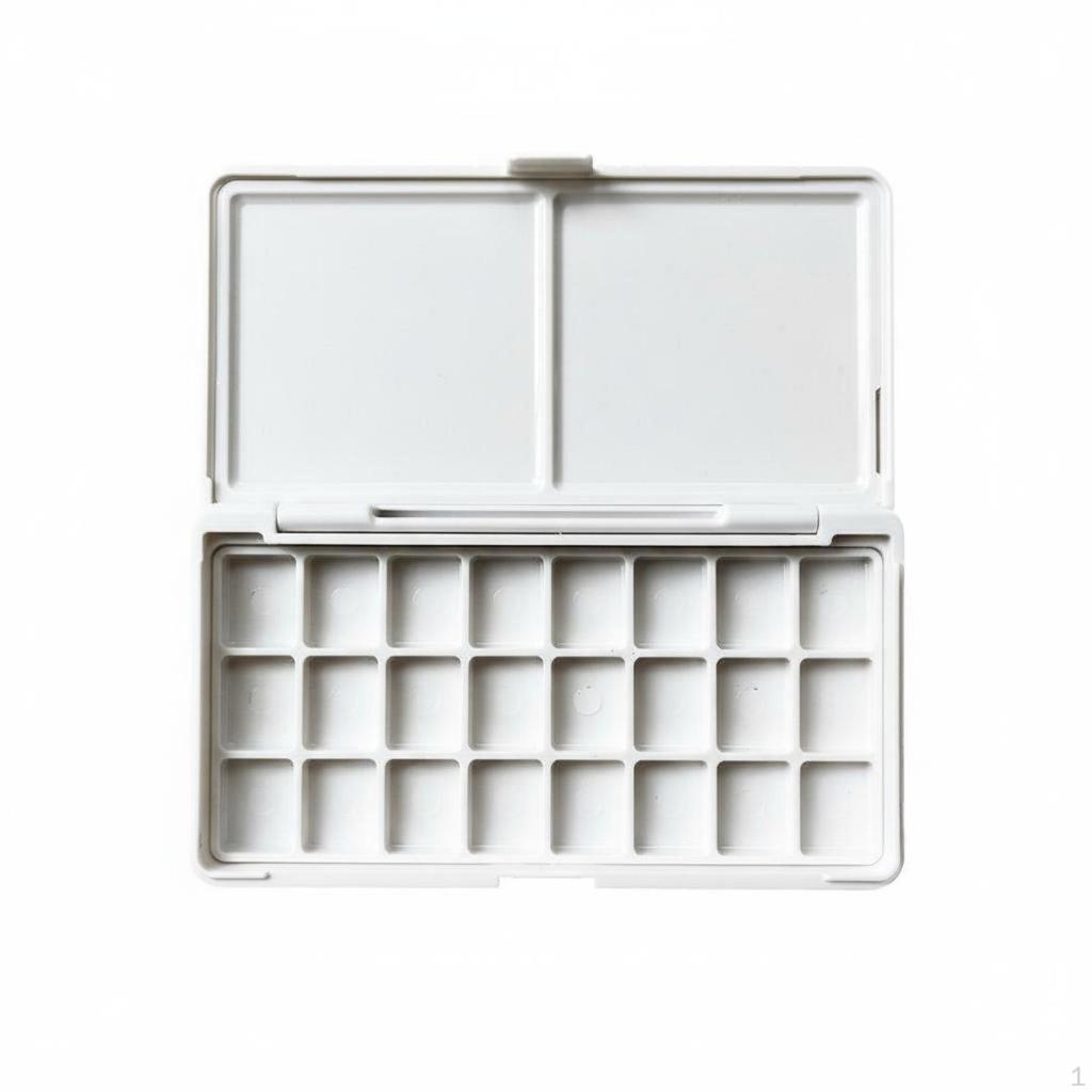 Empty Watercolor Palette Multiple Grid Options Artist's Travel Kit Compact Size Paint Pan