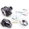 125W Motorcykel Angel Eyes 5 tum U7 RGB LED Strålkastare DRL Spot Head Lamp