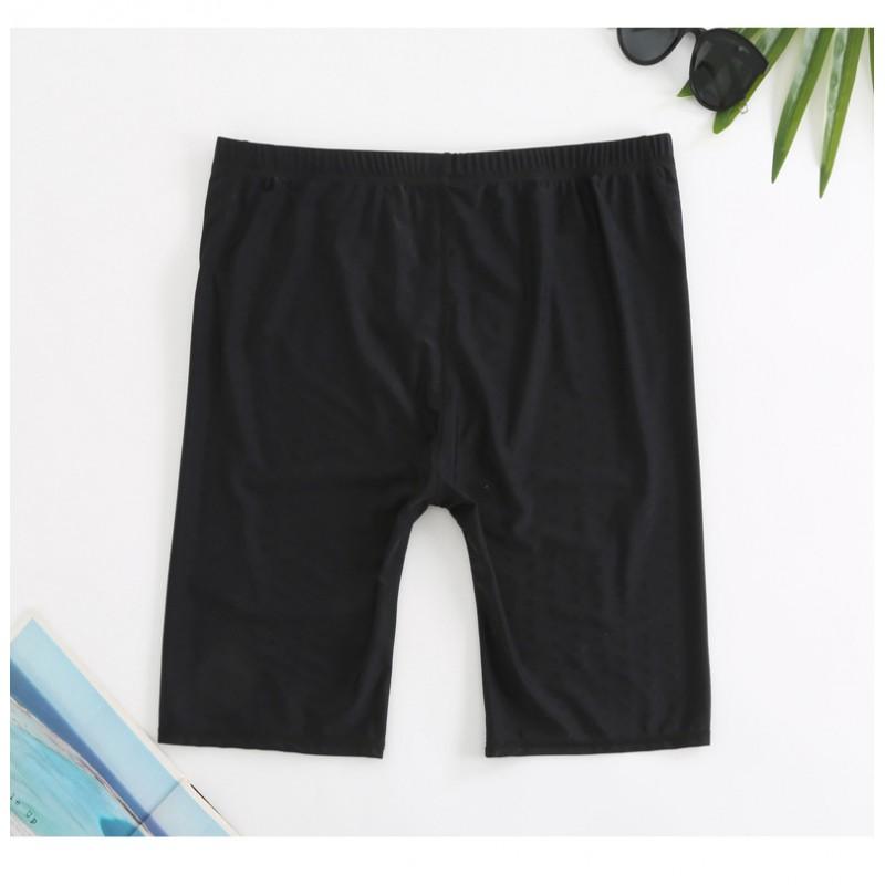 Mens Quick-Dry Performance Swim Trunks With Shark Skin Texture Plus Size Up To 9XL Nylon Spandex Blend