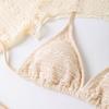 2025 Europäischer & Amerikanischer Sexy Hot Girl Vierteiliger Badeanzug Cover-Up Bikini Set