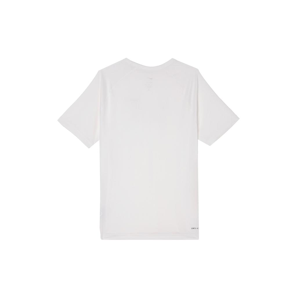 Nike Maglietta a Maniche Corte da Allenamento Dri-FIT Ready Solida ad Asciugatura Rapida Confortevole Uomo Top Bianco DV9816-100