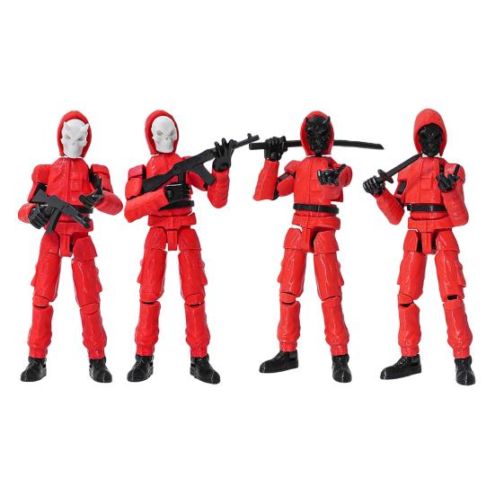 Posable Skeleton Model Puzzle Assembly Skull Toy Halloween DIY Articulated