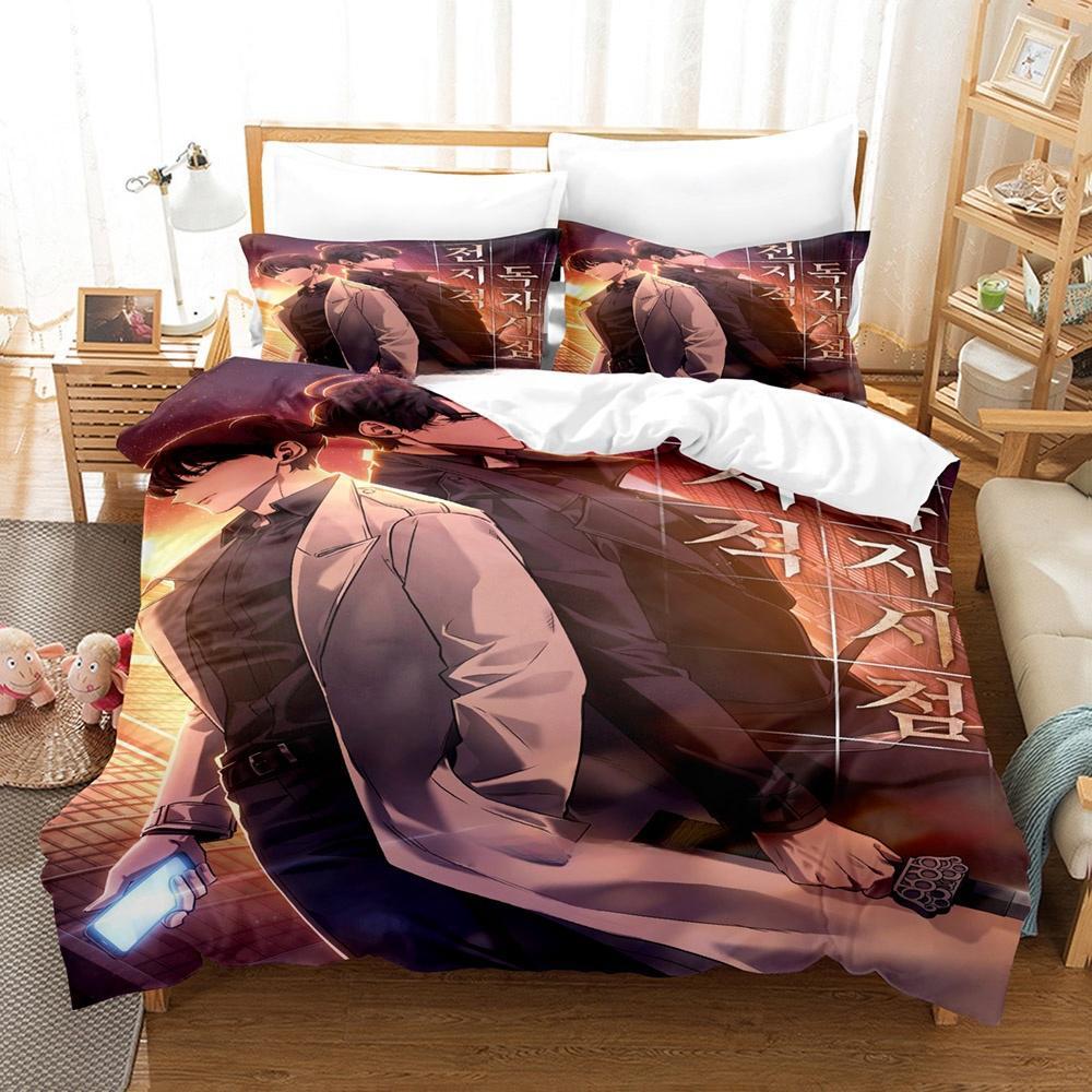 Anime Story Omniscient Reader's Viewpoint Bedding Set Single Twin Full Queen King Size Bed Set Adult Kid Bedroom Duvetcover Sets