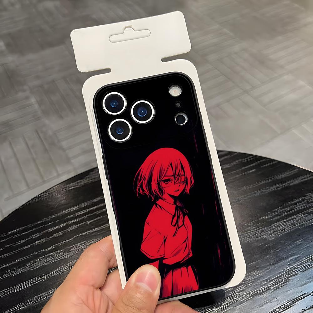 A-Another Horror Anime Phone Case For IPhone 17 Air 16 E Pro Max 15 14 13 Mini 12 Pro 11 Max Plus Black Soft Shell