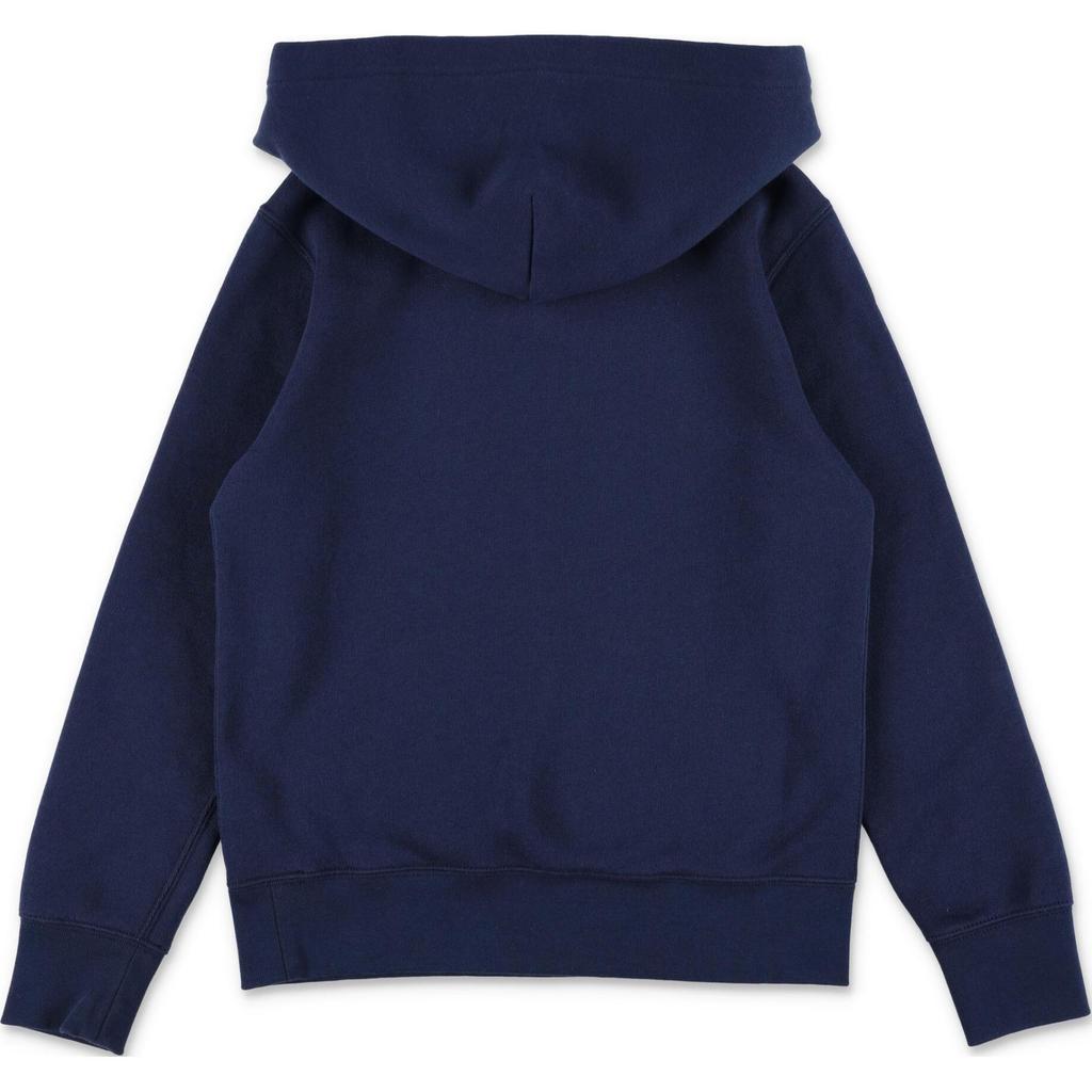 Polo Ralph Lauren Hettegenser Ensfarget Pullover Langermet Marineblå Barnehettegensere 323749954-036