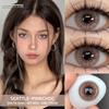 Eyeshare עדשות מגע בצבע אפור לעיניים עיניים חומות עדשות צבעוניות קוריאניות יפהפיות איפור עיניים אישונים עדשה ורודה צבעונית 2 יחידות