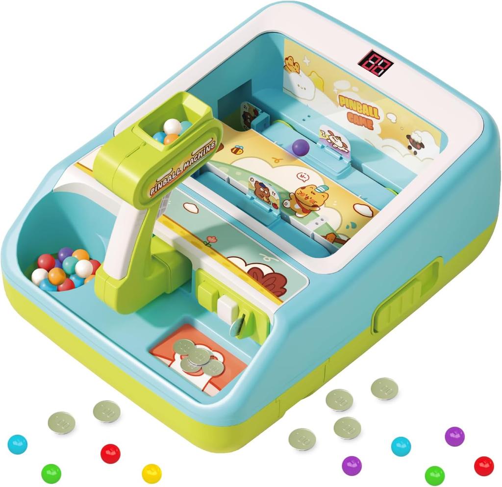 Hitish Flipperautomat für Kinder, Dinosaurier-Brettspiele für Kleinkinder, Pädagogisches interaktives elektronisches Spielzeug, Geburtstagsgeschenk für Jungen und Mädchen ab 3 Jahren