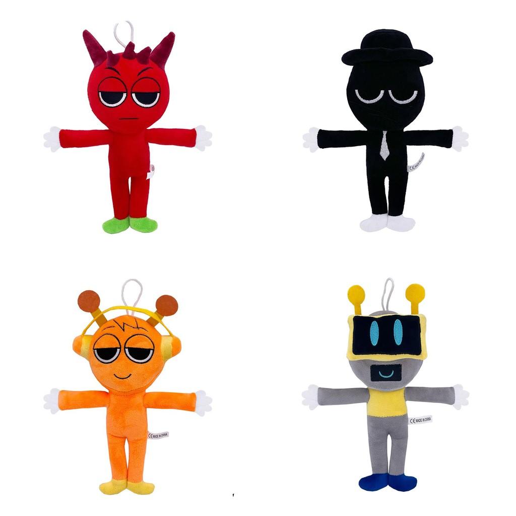 Character Plush Sprunki Plush Doll Game Peripherals Birthday Gift Decoration Toy